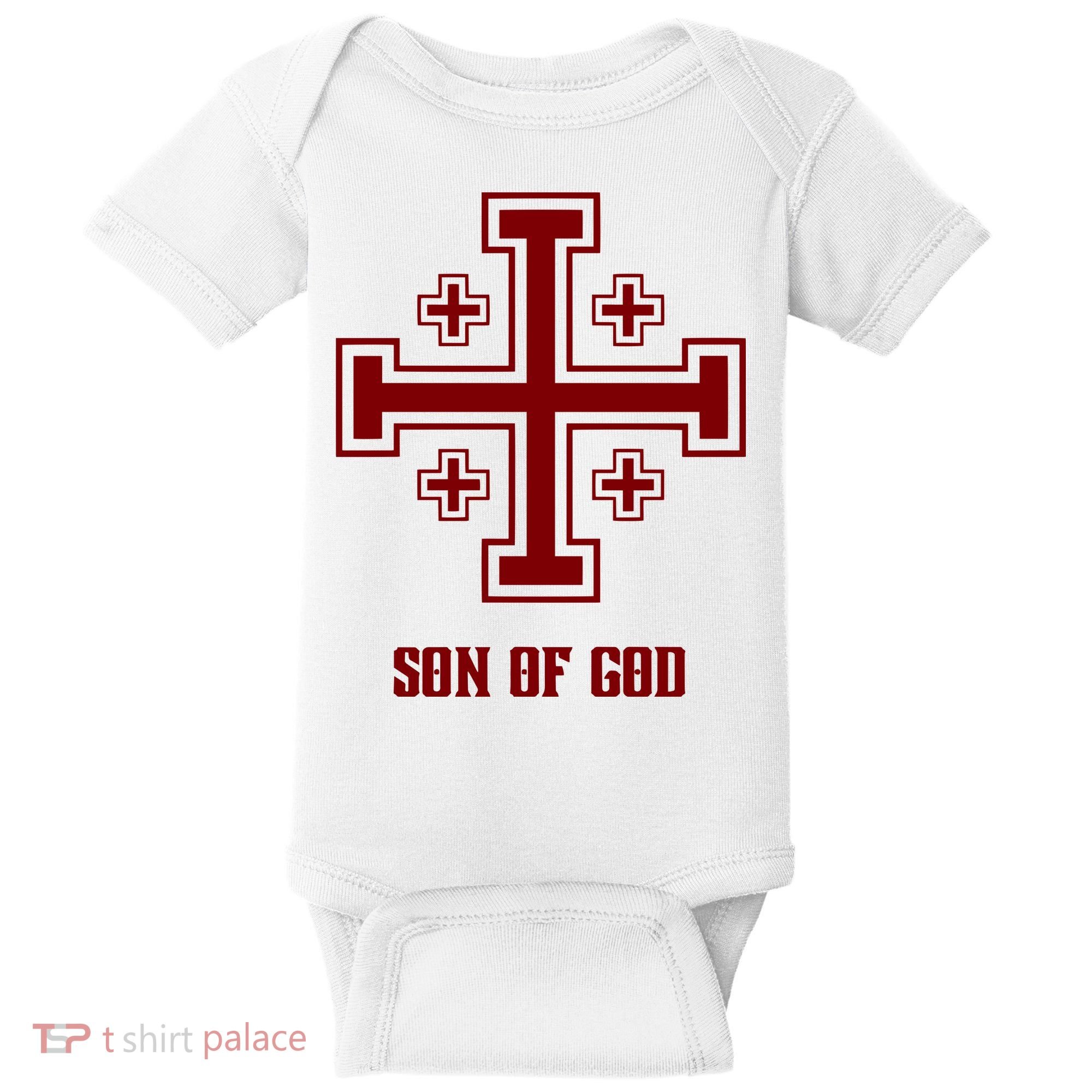 Traditional Aesthetics Crusader Gear Son Of God Baby Bodysuit