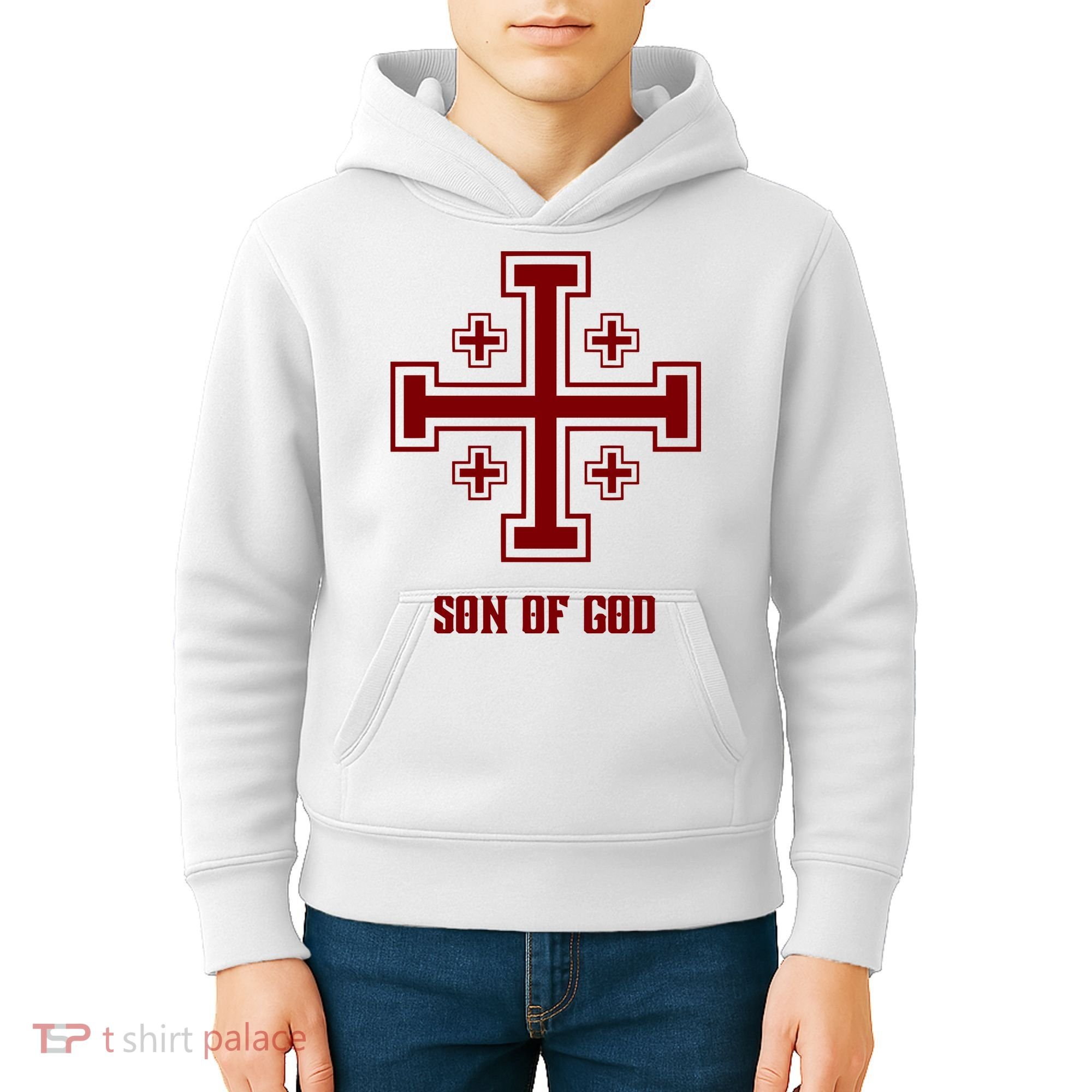 Traditional Aesthetics Crusader Gear Son Of God Kids Hoodie