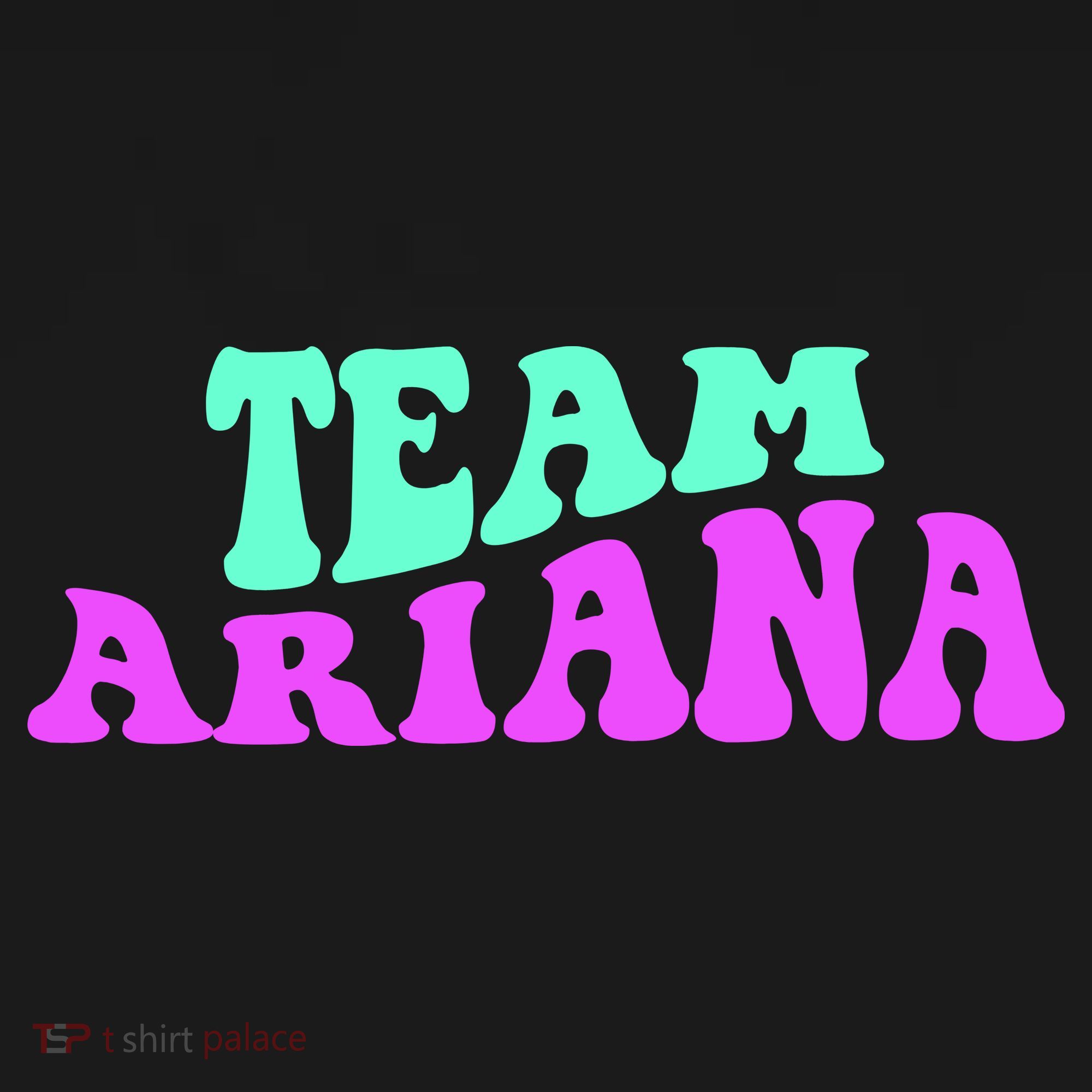 Team Ariana Cheer For Ariana, Show Support Be On Backpack