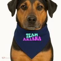 Team Ariana Cheer For Ariana, Show Support Be On USA-Made Doggie Bandana thumb 1