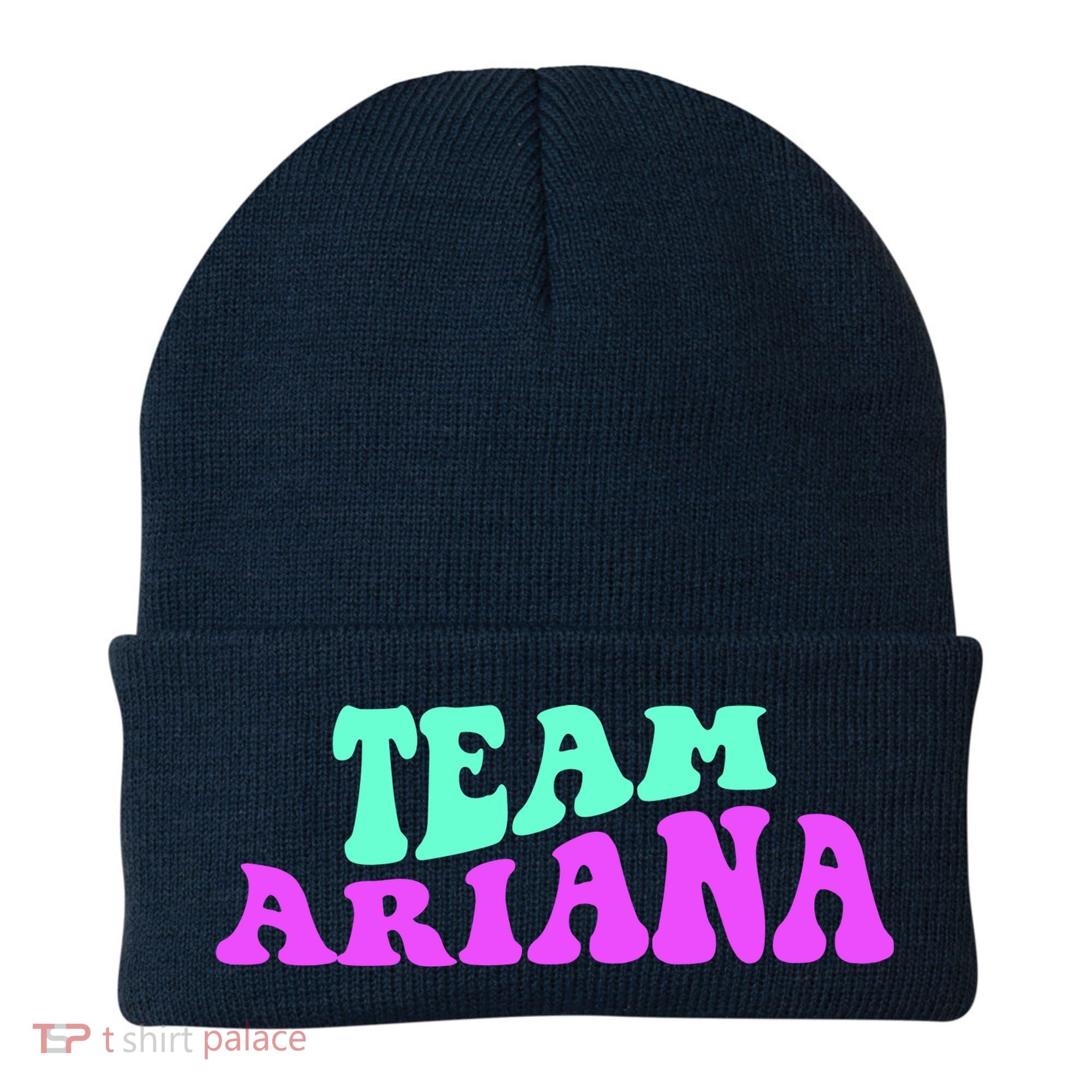 Team Ariana Cheer For Ariana, Show Support Be On Beanie