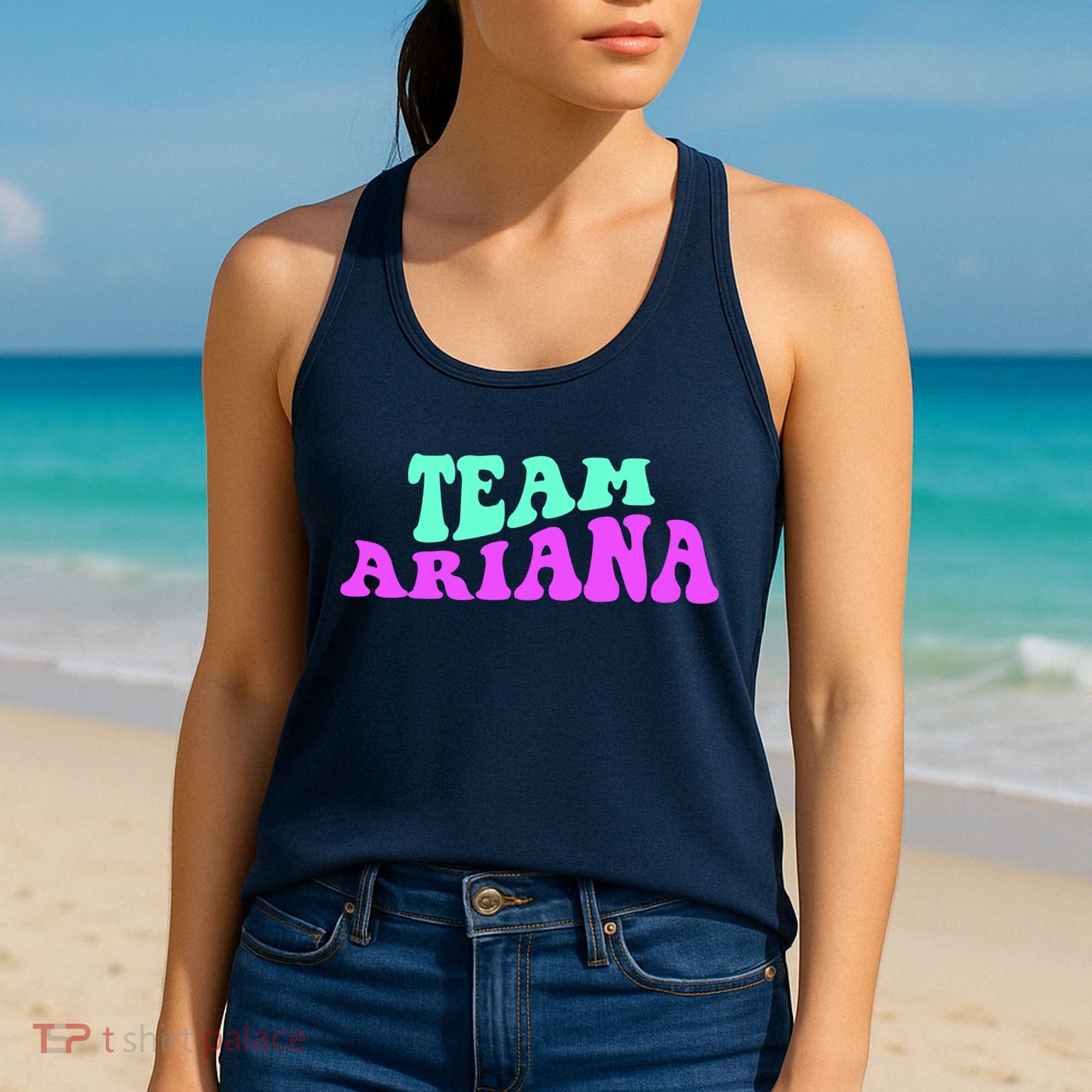 Team Ariana Cheer For Ariana, Show Support Be On Women's Tank Top