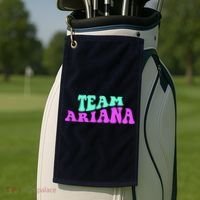Team Ariana Cheer For Ariana, Show Support Be On Golf Towel thumb 2