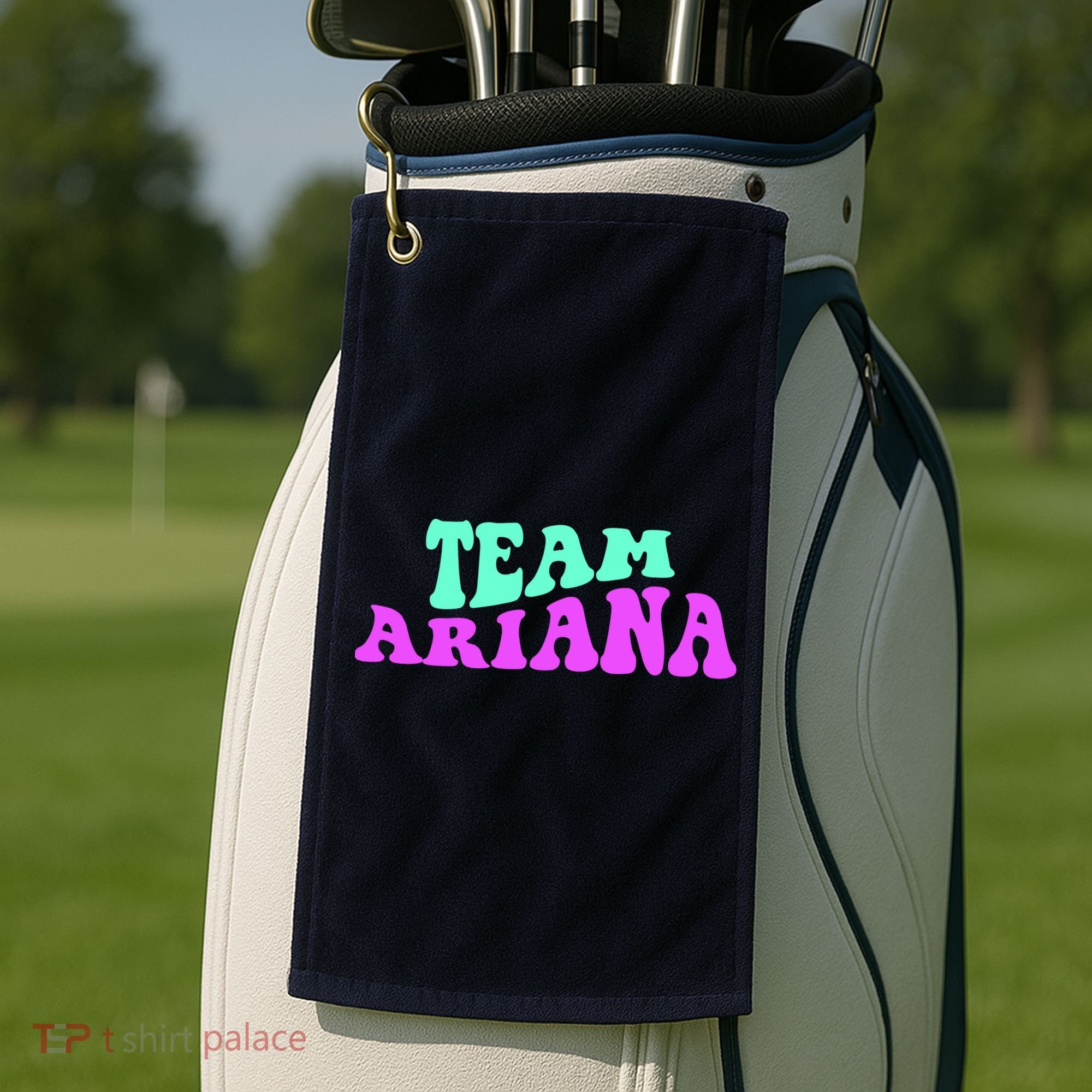 Team Ariana Cheer For Ariana, Show Support Be On Golf Towel