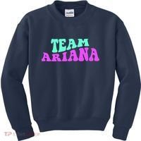 Team Ariana Cheer For Ariana, Show Support Be On Kids Sweatshirt thumb 0