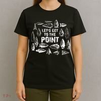 Trending Arrowhead Collector Arrowhead Native Artifact Hunting T-Shirt thumb 4