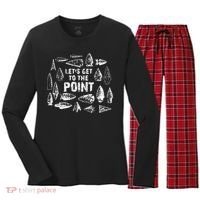 Trending Arrowhead Collector Arrowhead Native Artifact Hunting Women's Long Sleeve Flannel Pajama Set  thumb 0