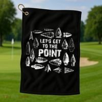 Trending Arrowhead Collector Arrowhead Native Artifact Hunting Golf Towel thumb 1