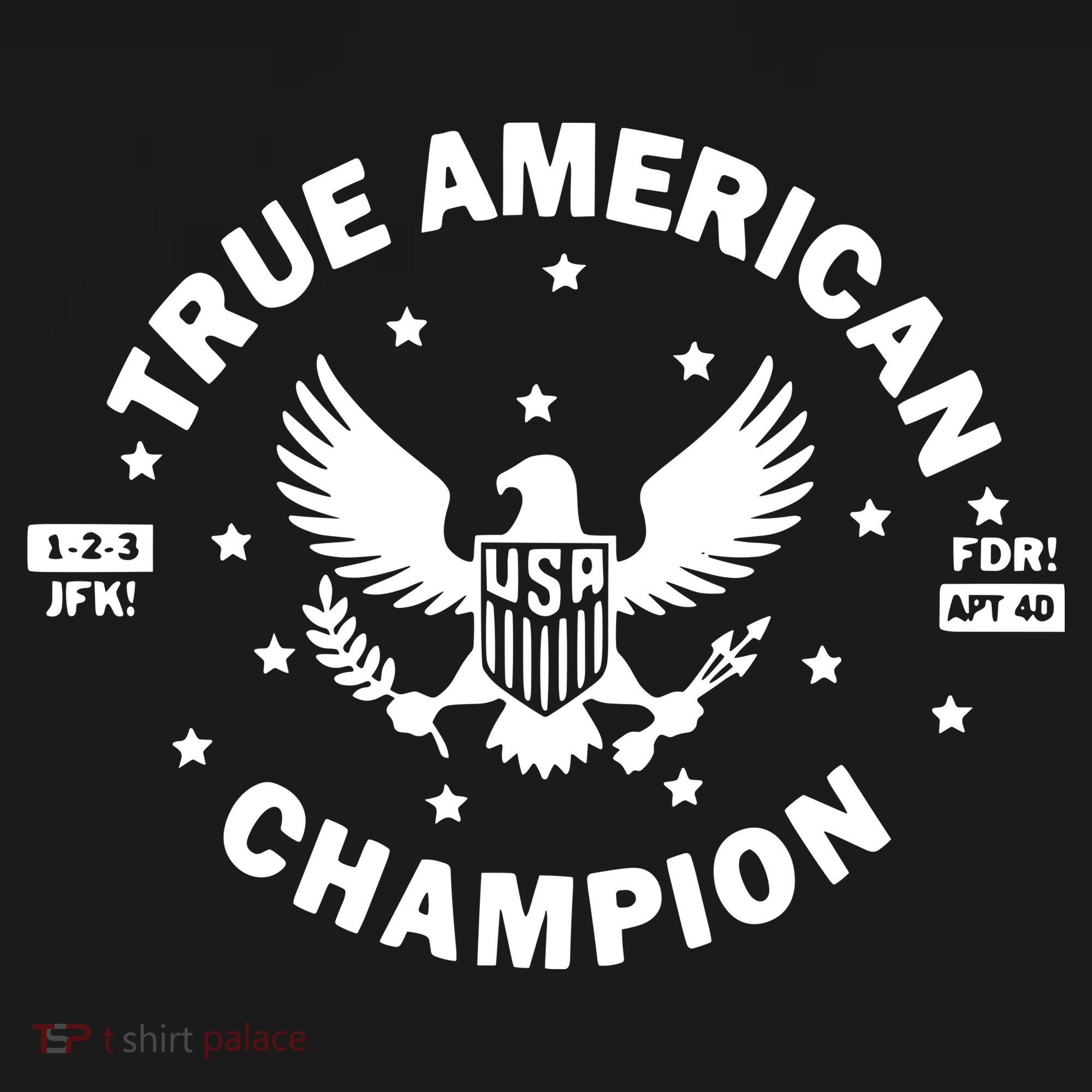 True American Champion Usa Drawstring Bag