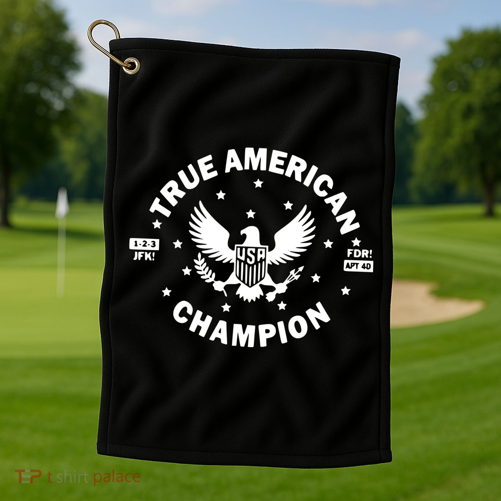 True American Champion Usa Golf Towel