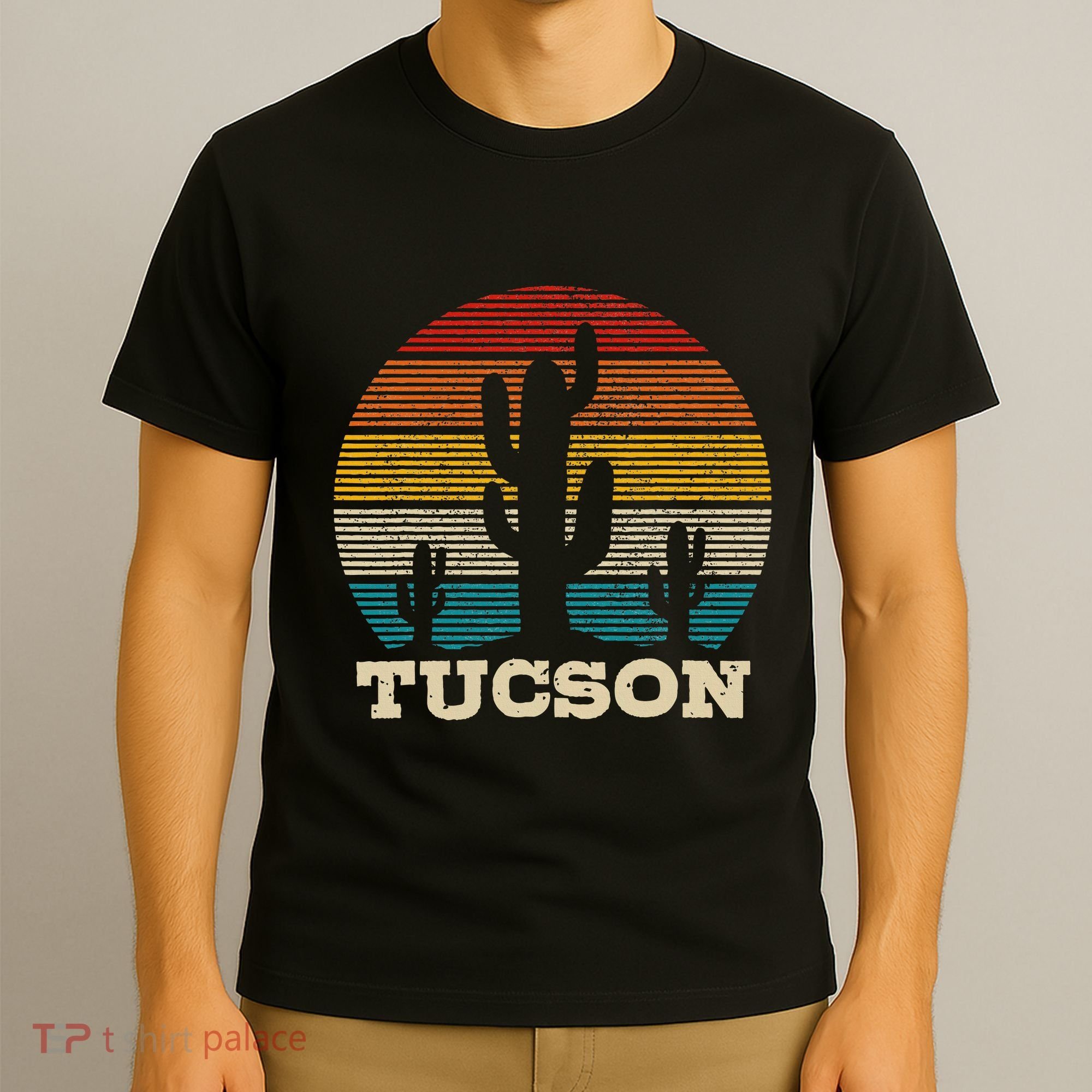 Tucson Arizona Cactus Vintage Retro Desert Souvenir Gift T-Shirt