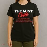 The Aunt Code Best Aunt Ever Favorite Aunt Cool Auntie T-Shirt thumb 4
