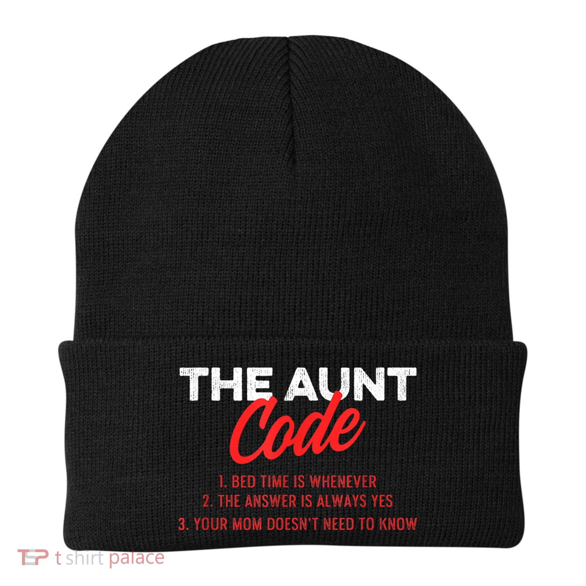 The Aunt Code Best Aunt Ever Favorite Aunt Cool Auntie Beanie