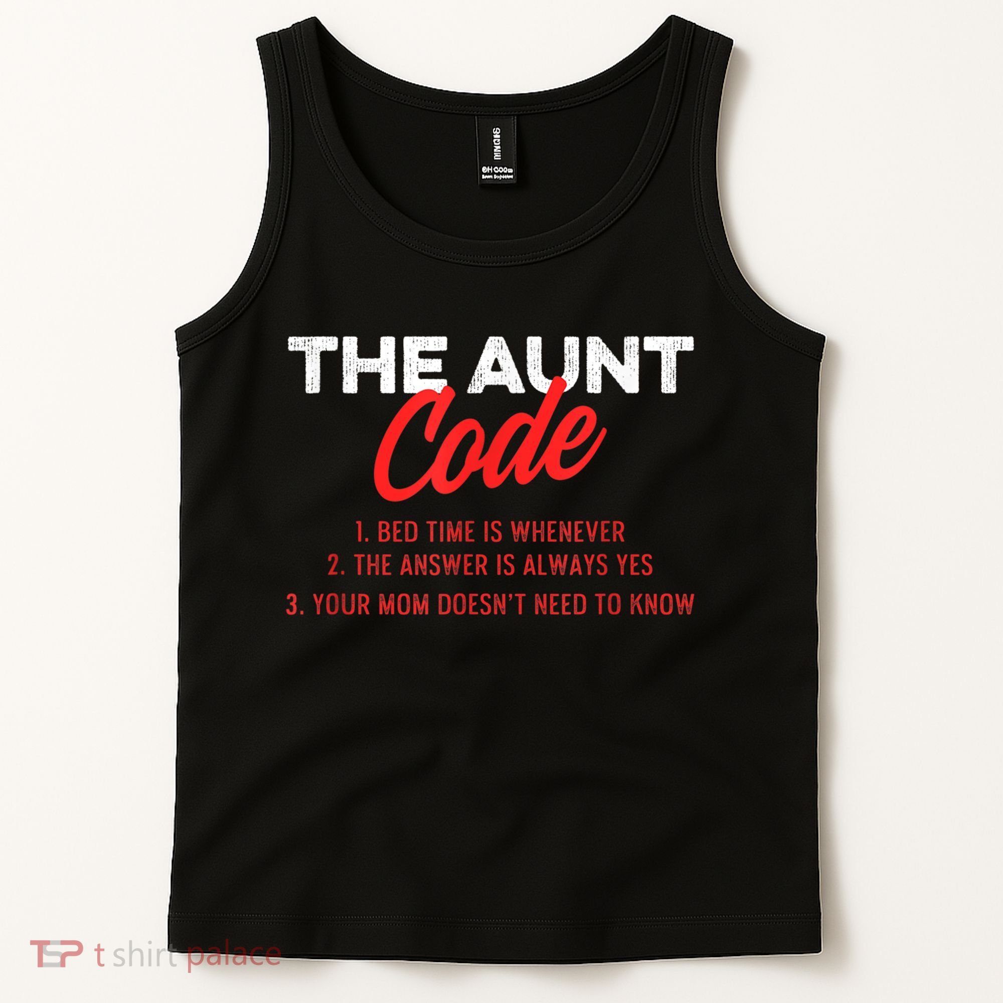 The Aunt Code Best Aunt Ever Favorite Aunt Cool Auntie Tank Top