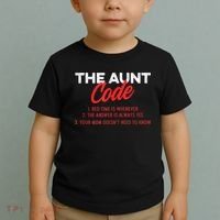 The Aunt Code Best Aunt Ever Favorite Aunt Cool Auntie Toddler T-Shirt thumb 2