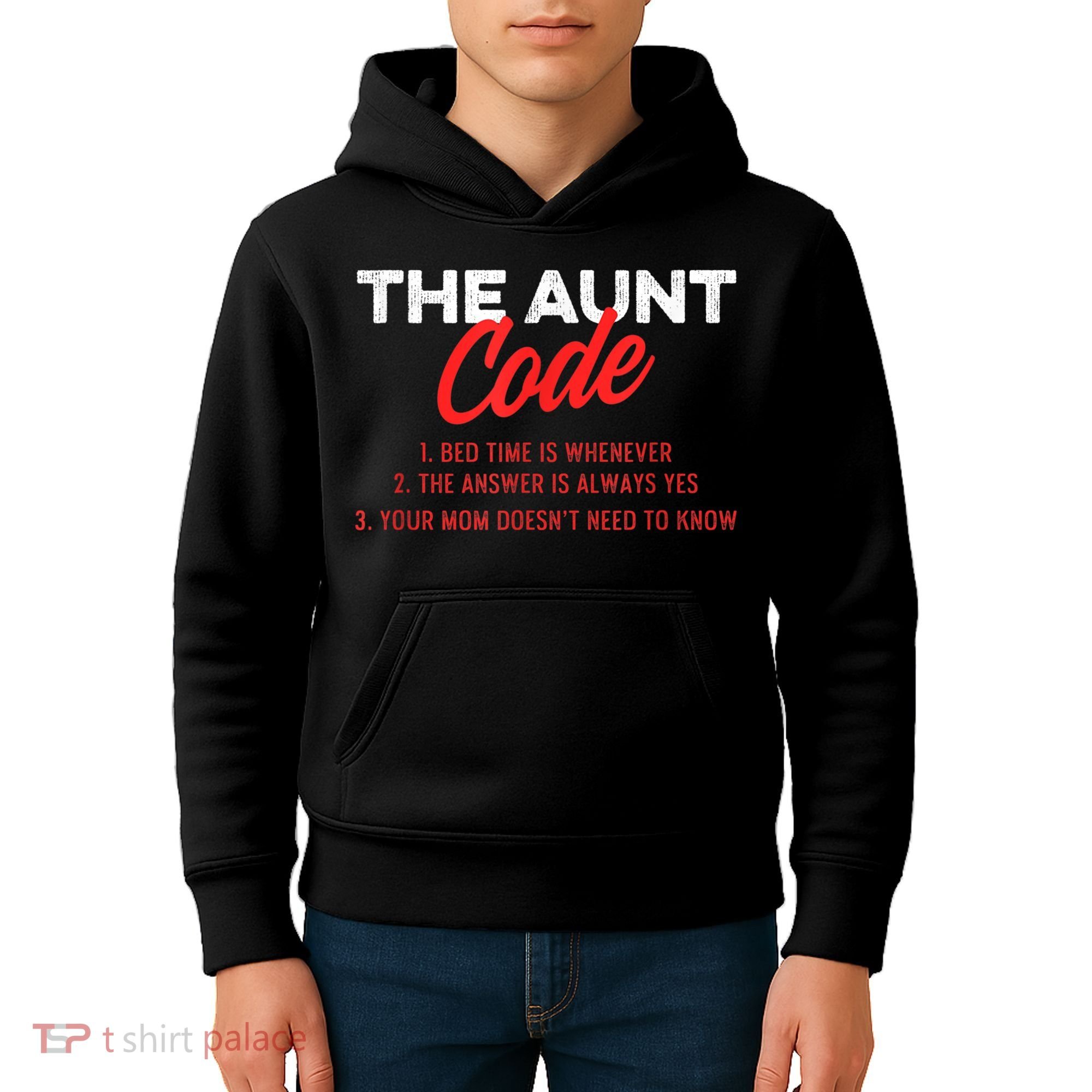 The Aunt Code Best Aunt Ever Favorite Aunt Cool Auntie Kids Hoodie