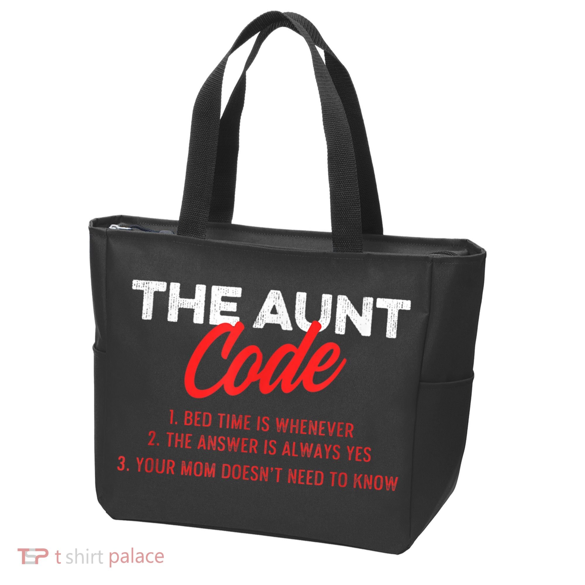 The Aunt Code Best Aunt Ever Favorite Aunt Cool Auntie Tote Bag