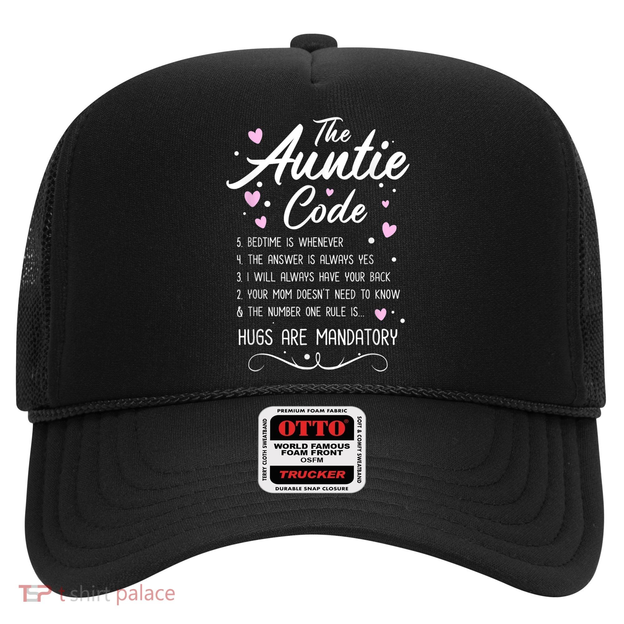 The Auntie Code Best Aunt Sister Niece Nephew Funny Hat