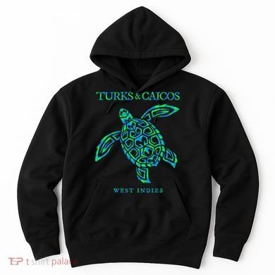 Turks And Caicos Islands Sea Turtle Souvenir Hoodie