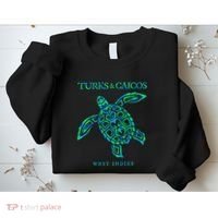 Turks And Caicos Islands Sea Turtle Souvenir Sweatshirt thumb 2