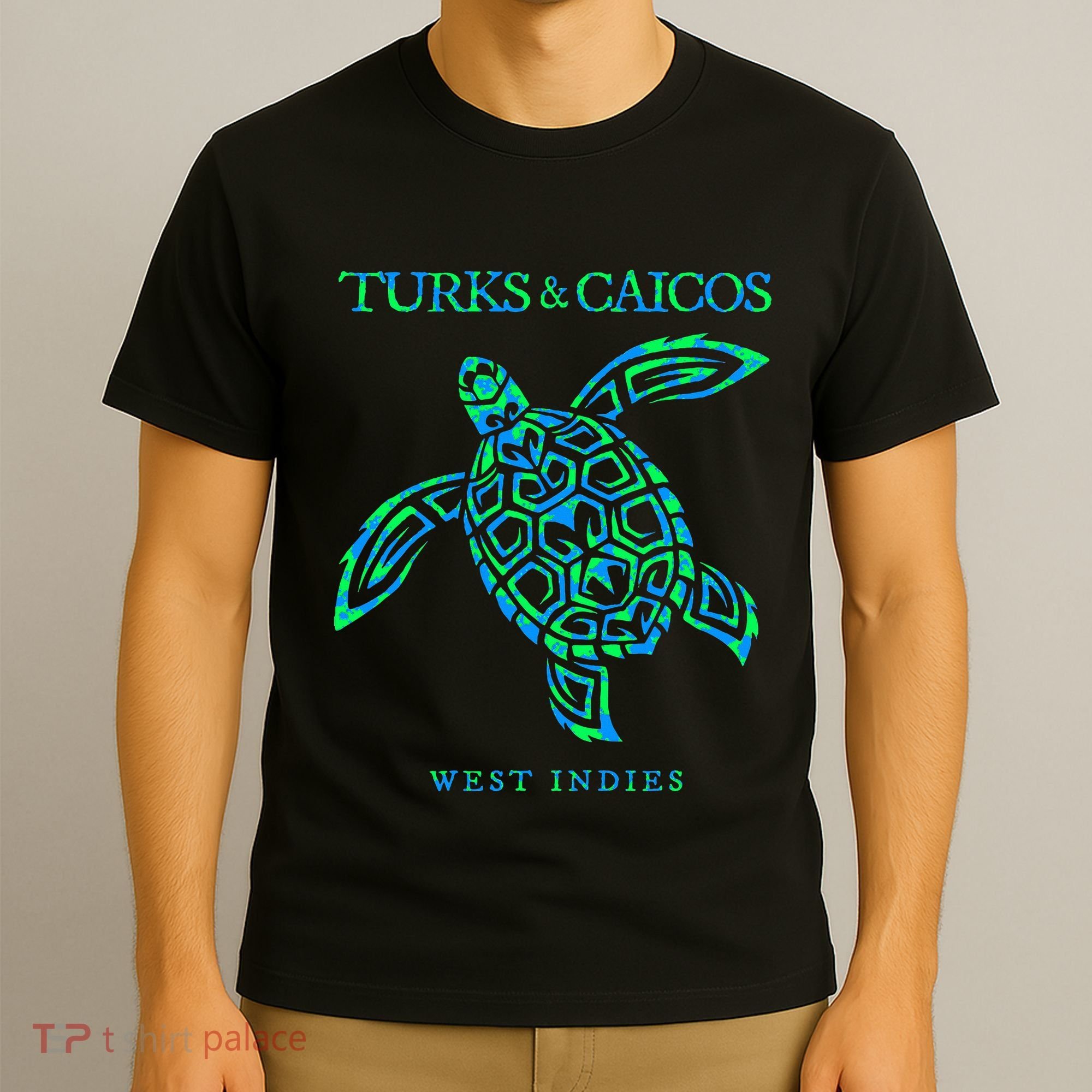 Turks And Caicos Islands Sea Turtle Souvenir T-Shirt
