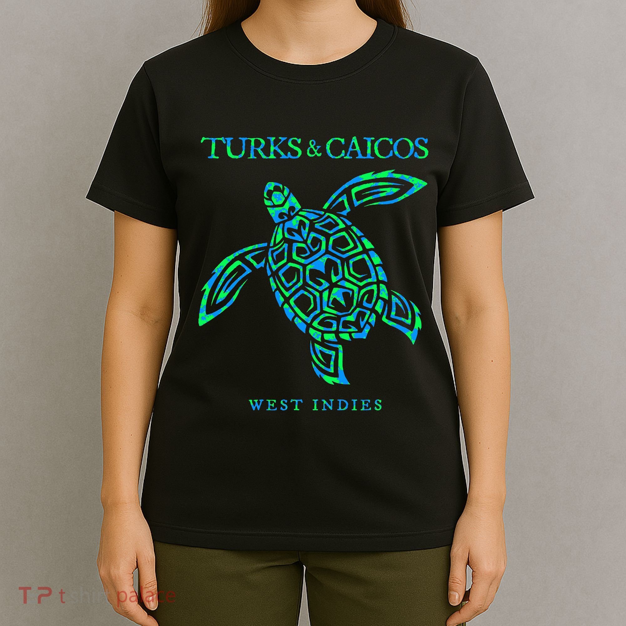 Turks And Caicos Islands Sea Turtle Souvenir T-Shirt