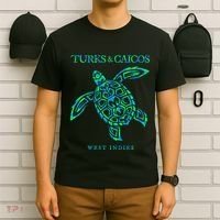 Turks And Caicos Islands Sea Turtle Souvenir T-Shirt thumb 6