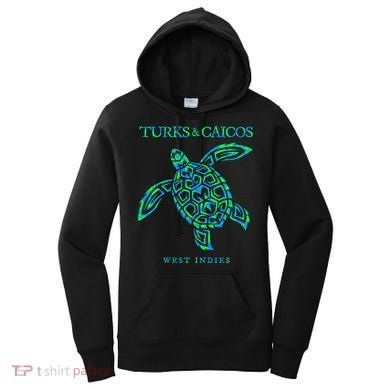 Turks And Caicos Islands Sea Turtle Souvenir Women's Hoodie