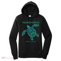 Turks And Caicos Islands Sea Turtle Souvenir Women's Hoodie thumb 0