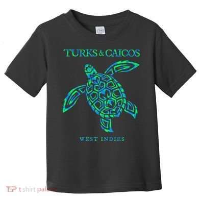 Turks And Caicos Islands Sea Turtle Souvenir Toddler T-Shirt