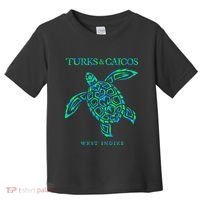 Turks And Caicos Islands Sea Turtle Souvenir Toddler T-Shirt thumb 0