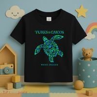 Turks And Caicos Islands Sea Turtle Souvenir Toddler T-Shirt thumb 3