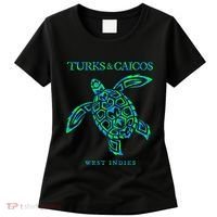 Turks And Caicos Islands Sea Turtle Souvenir Women's T-Shirt thumb 0