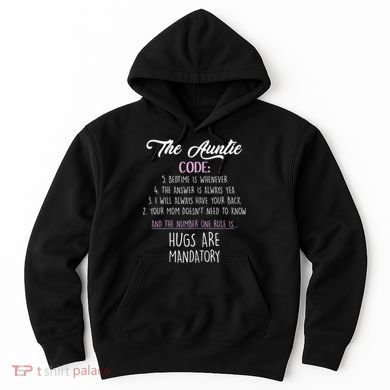 The Auntie Code Funny Aunt Hoodie