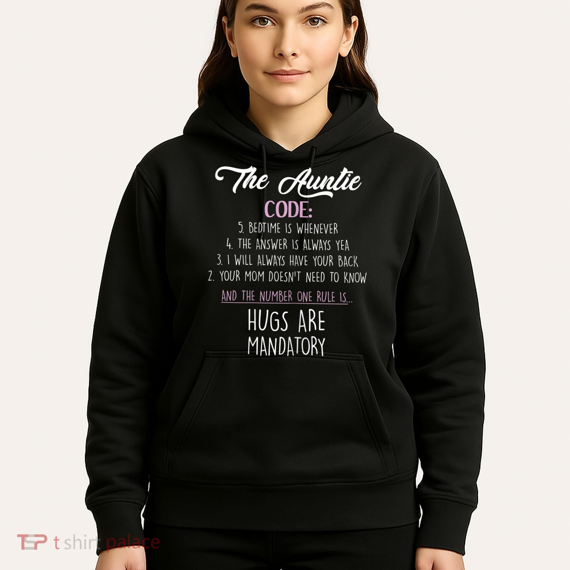 The Auntie Code Funny Aunt Hoodie
