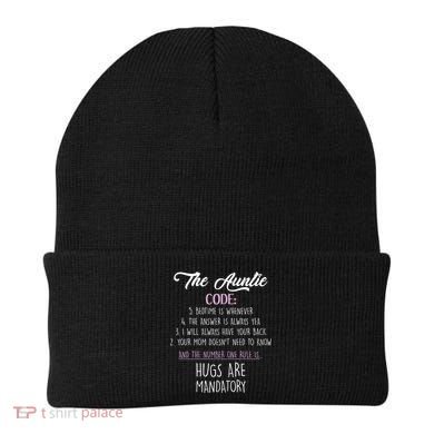 The Auntie Code Funny Aunt Beanie