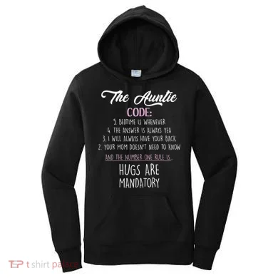 The Auntie Code Funny Aunt Women's Hoodie