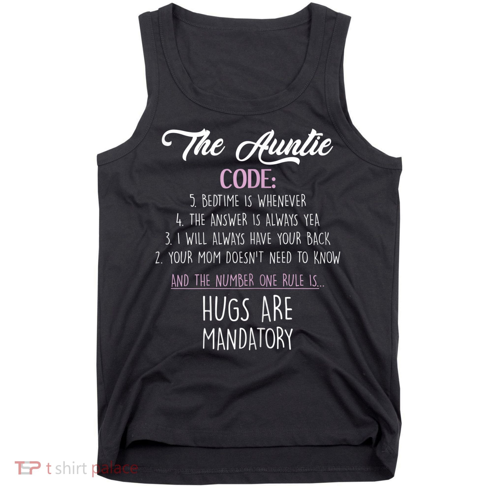 The Auntie Code Funny Aunt Tank Top