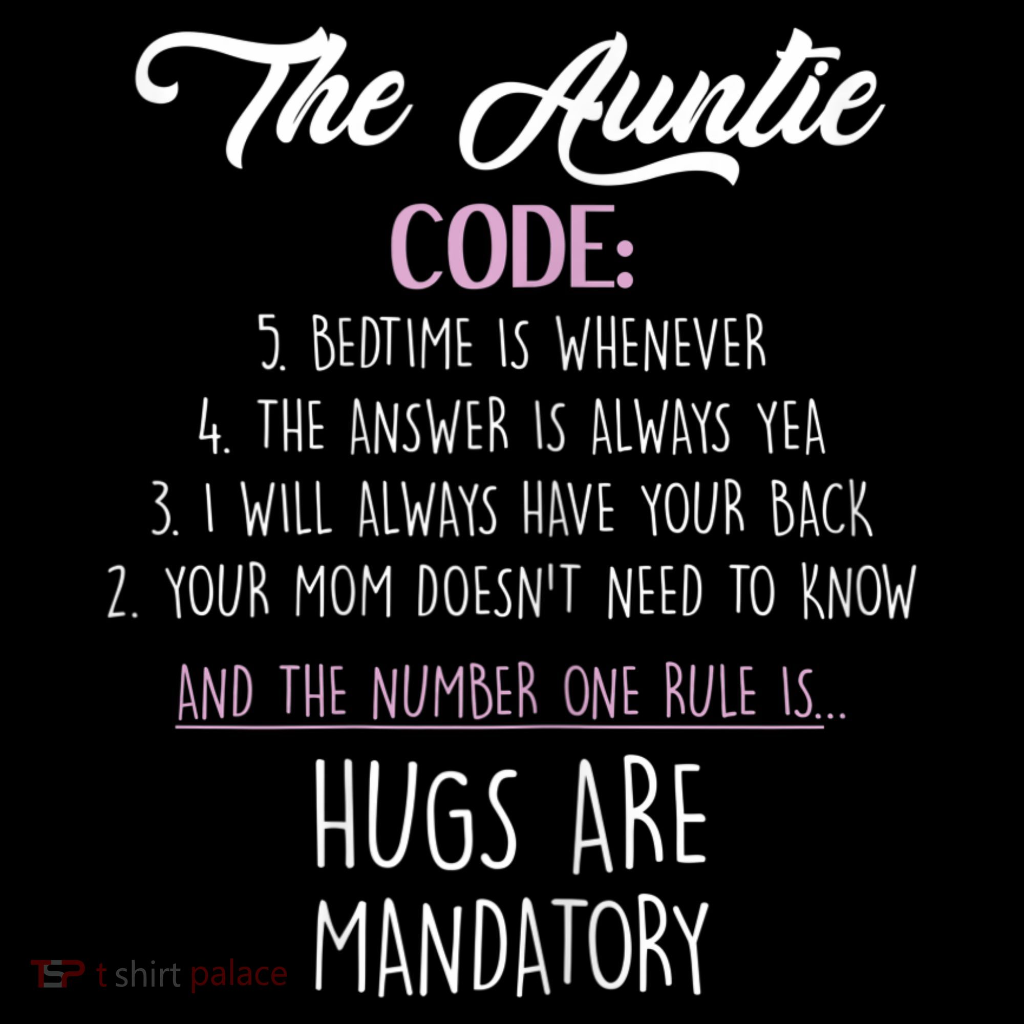 The Auntie Code Funny Aunt Tank Top