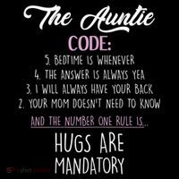 The Auntie Code Funny Aunt Kids Sweatshirt thumb 2