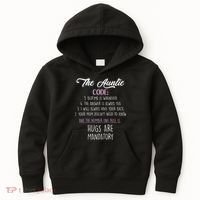 The Auntie Code Funny Aunt Kids Hoodie thumb 0