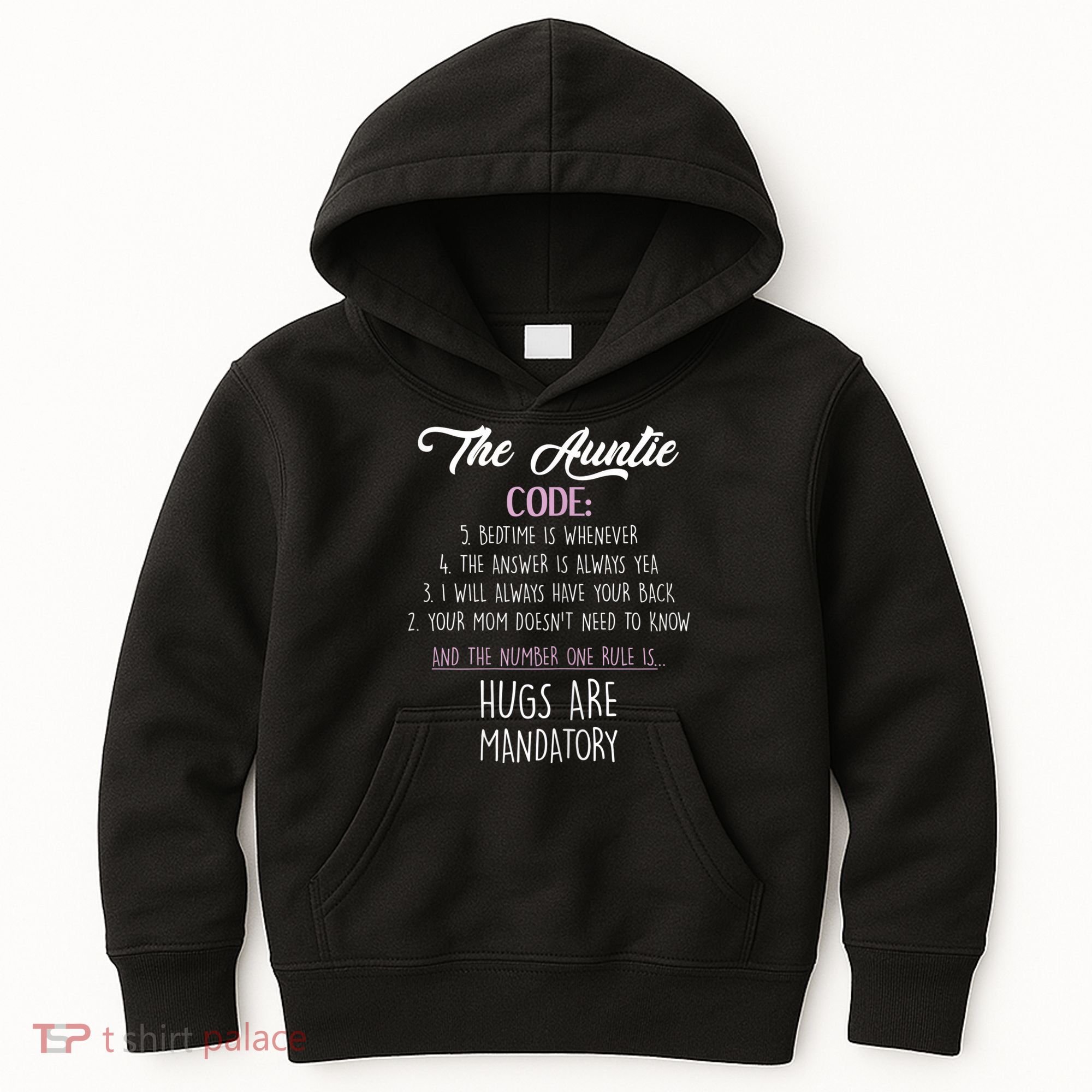 The Auntie Code Funny Aunt Kids Hoodie
