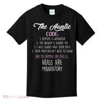 The Auntie Code Funny Aunt Kids T-Shirt thumb 0