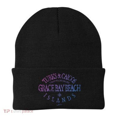Turks And Caicos Islands Grace Bay Beach Gift Beanie