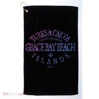 Turks And Caicos Islands Grace Bay Beach Gift Golf Towel thumb 0
