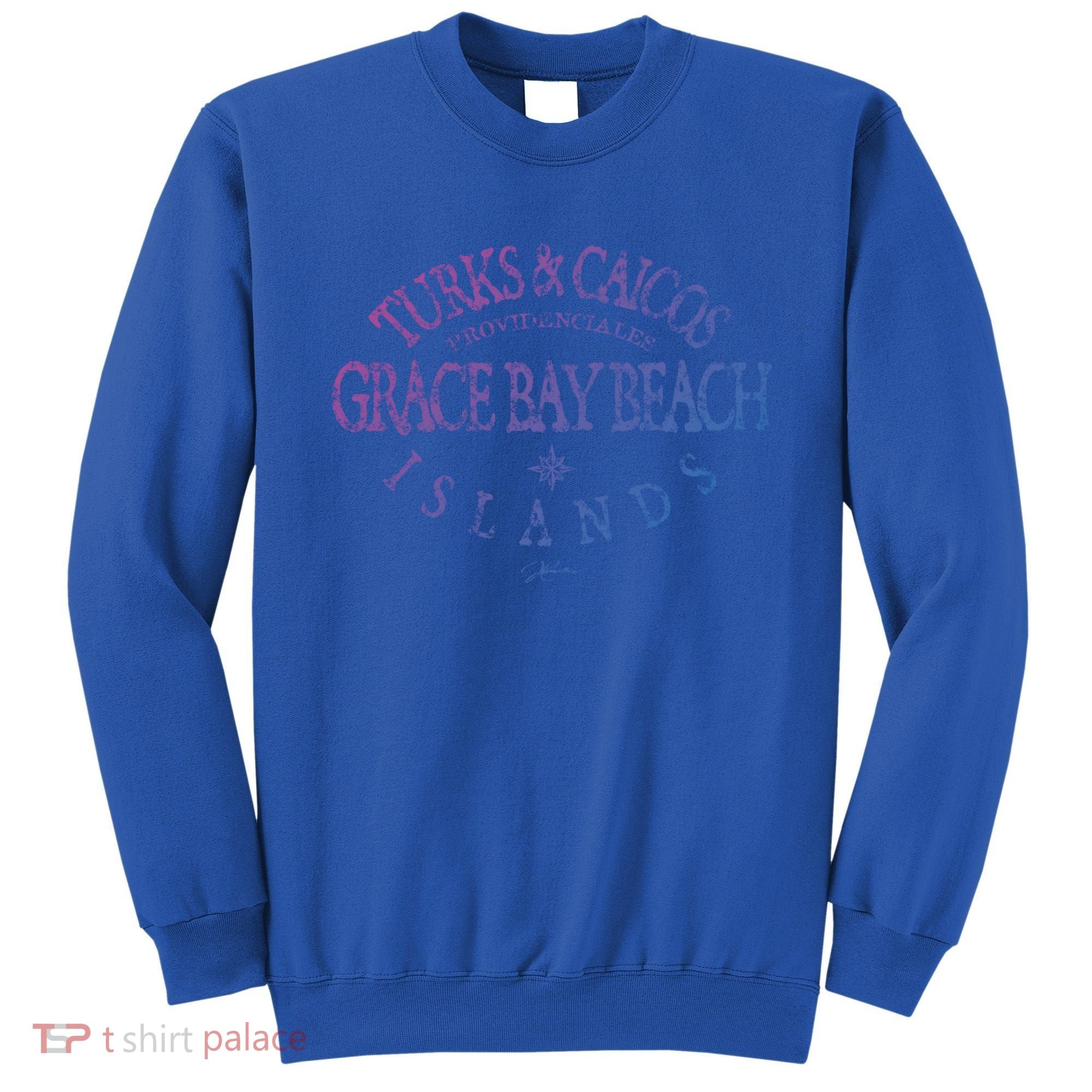 Turks And Caicos Islands Grace Bay Beach Gift Sweatshirt