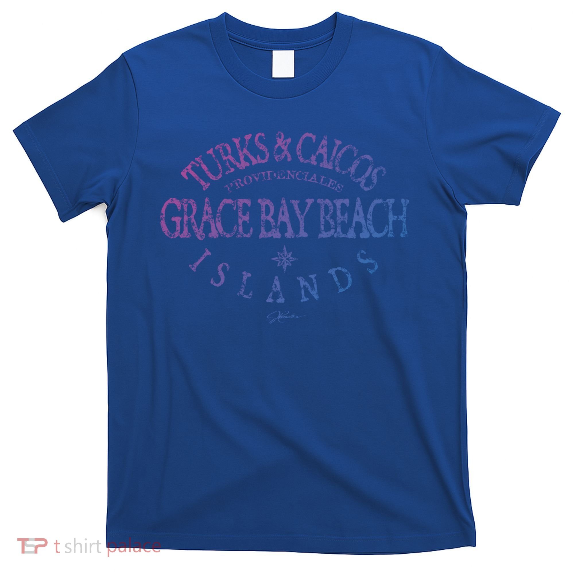 Turks And Caicos Islands Grace Bay Beach Gift T-Shirt