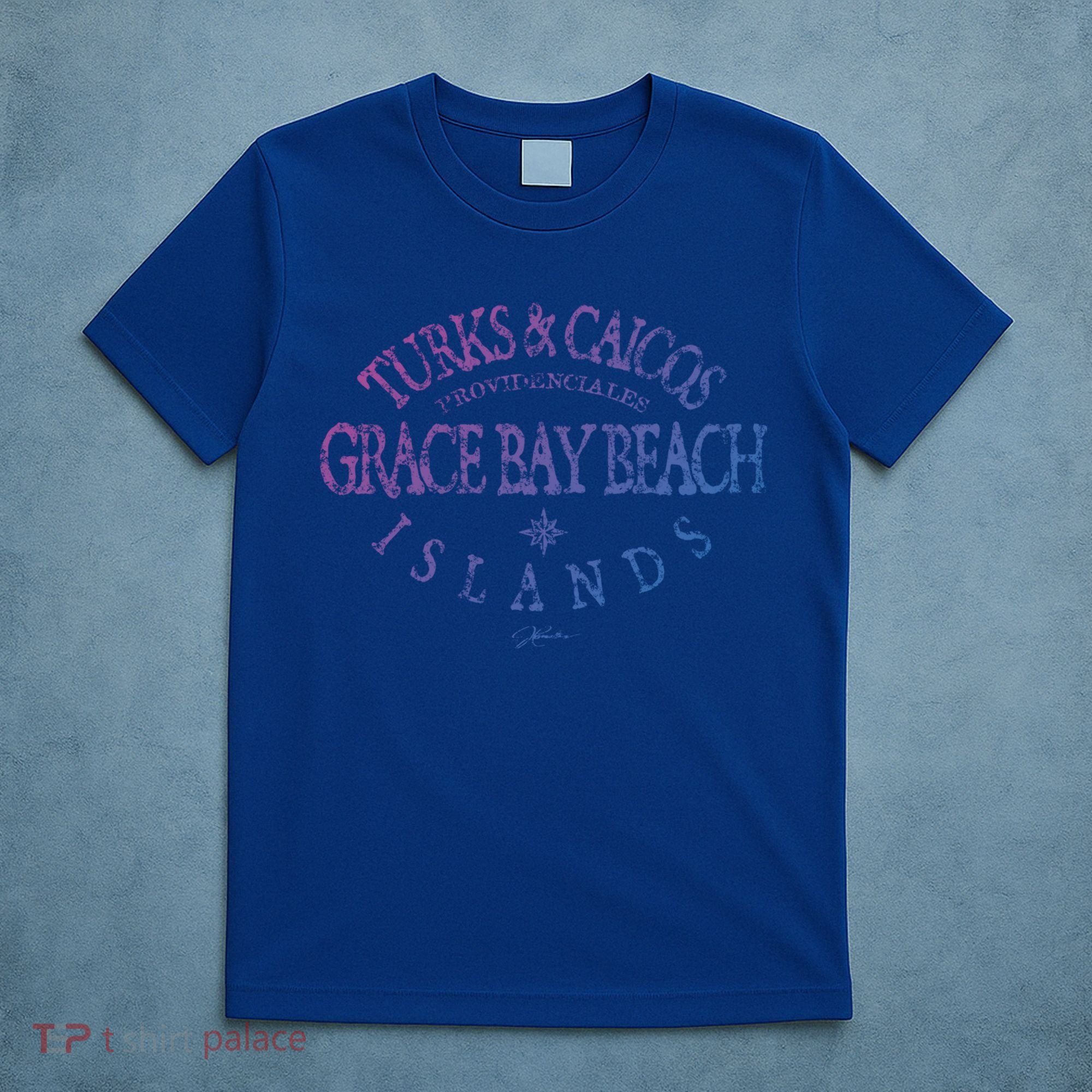 Turks And Caicos Islands Grace Bay Beach Gift T-Shirt