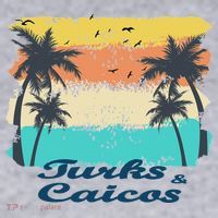 Turks And Caicos Palms Beach Caribbean Islands Souvenir Gift Women's Sweatshirt thumb 2