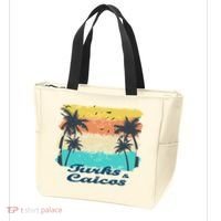 Turks And Caicos Palms Beach Caribbean Islands Souvenir Gift Tote Bag thumb 3